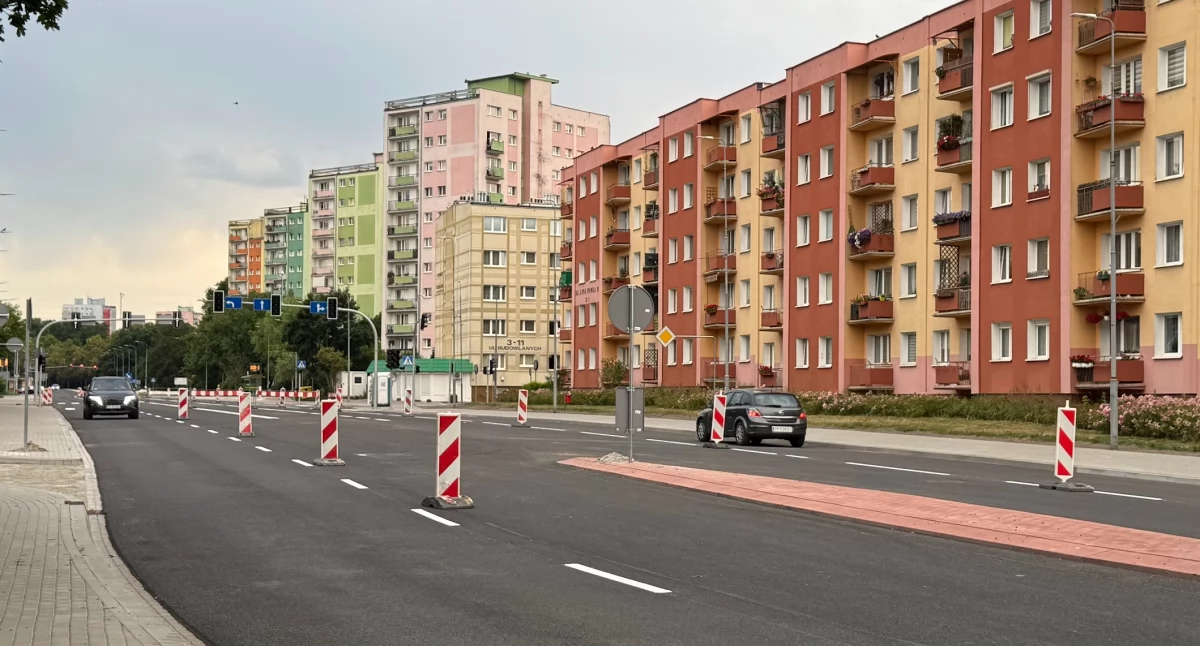 Aleja Wojska Polskiego w Pile już przejezdna [ZDJĘCIA]