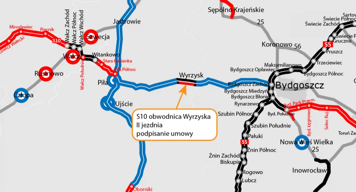 Umowa podpisana. Kiedy powstanie druga jezdnia obwodnicy Wyrzyska?