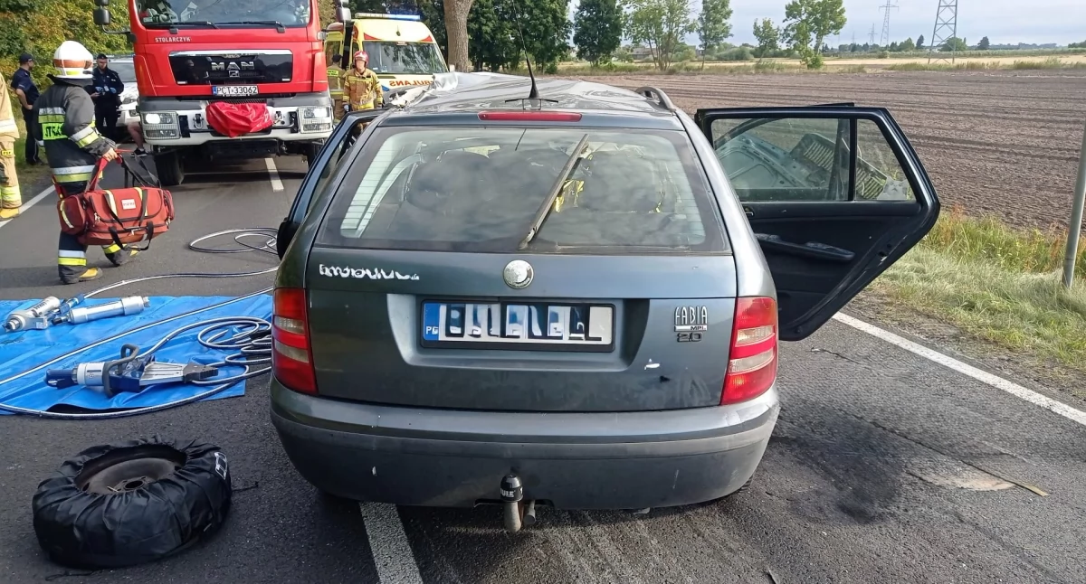 Śmiertelny wypadek na DW182 w Miłkowie