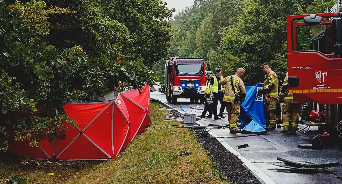 Śmiertelny wypadek pod Wągrowcem. Nie żyje 42-latek