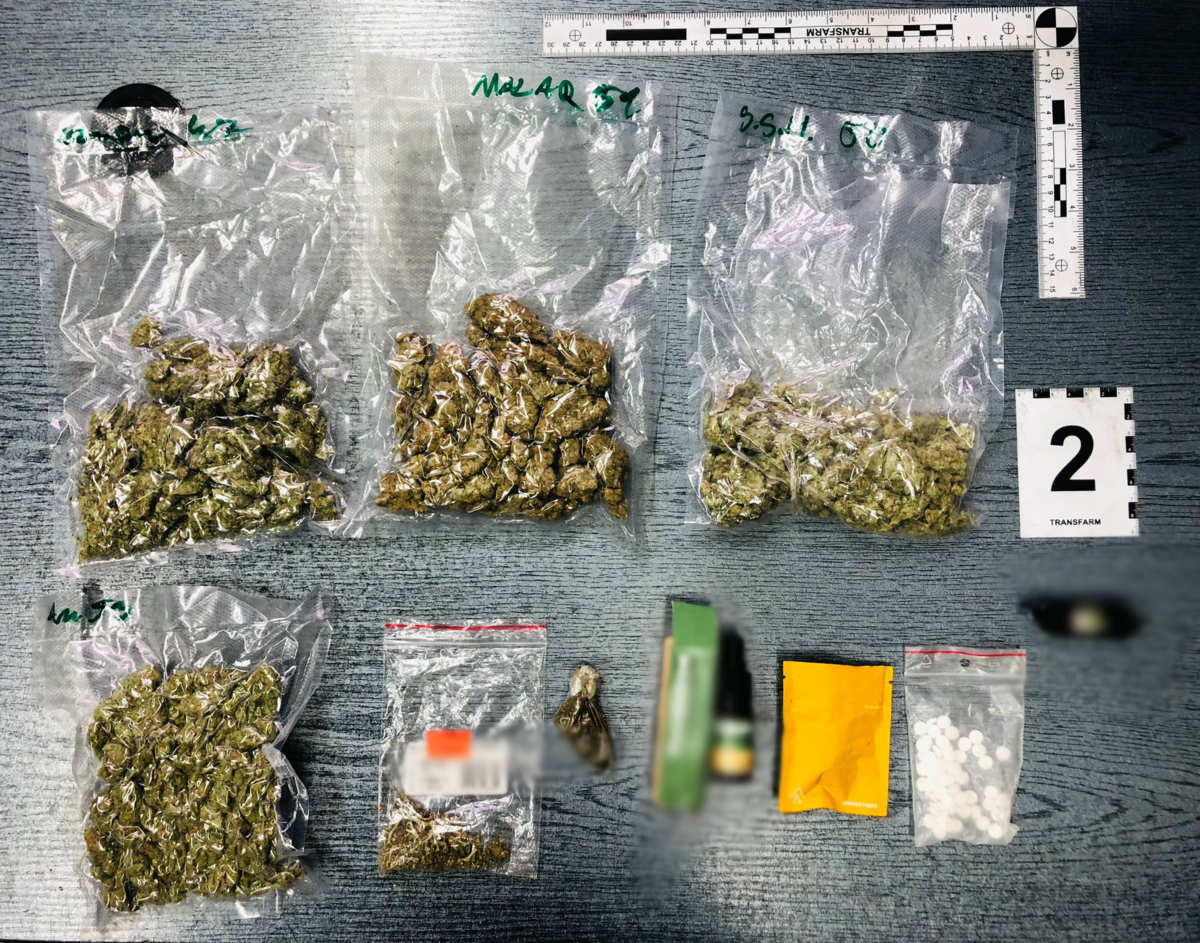 Wpadka dilera z Trzcianki. Policjanci przejęli blisko ćwierć kilograma marihuany