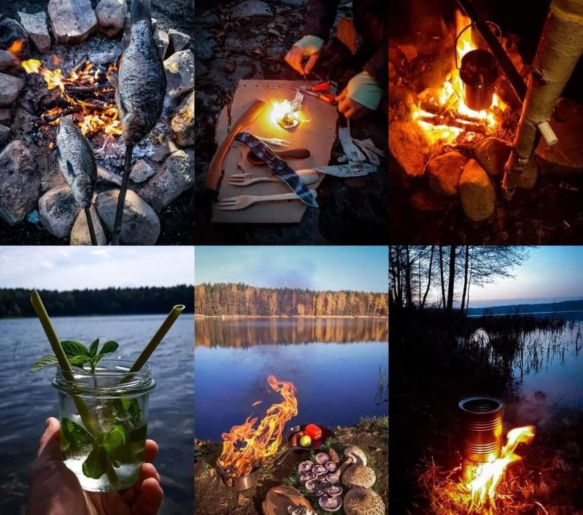Leśny survival. Warsztaty ognia i wody w Mayovce