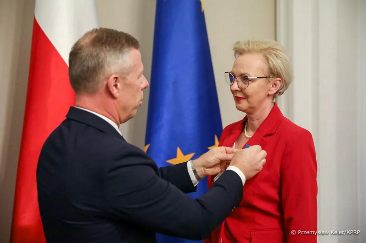 Medal Stulecia Odzyskanej Niepodległości dla Moniki Piotrowskiej
