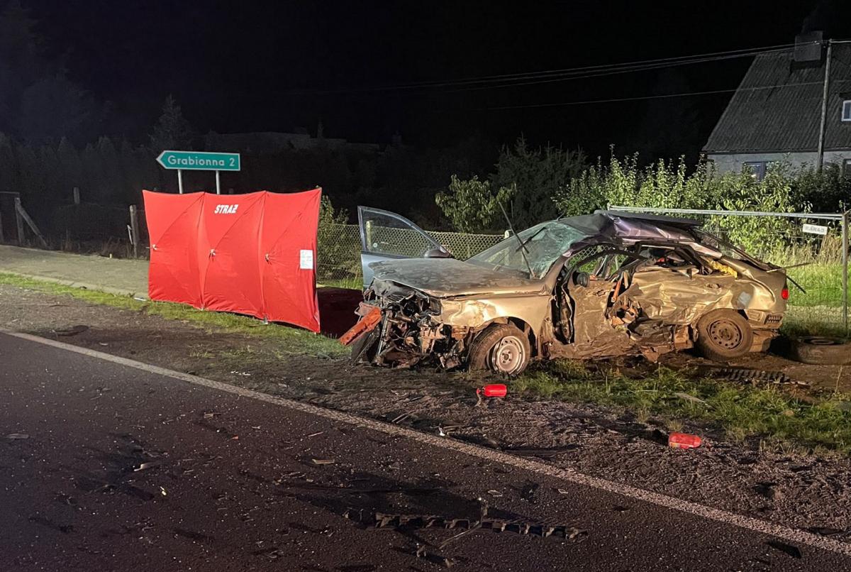 Śmiertelny wypadek na DK10. Sprawca zginął na miejscu
