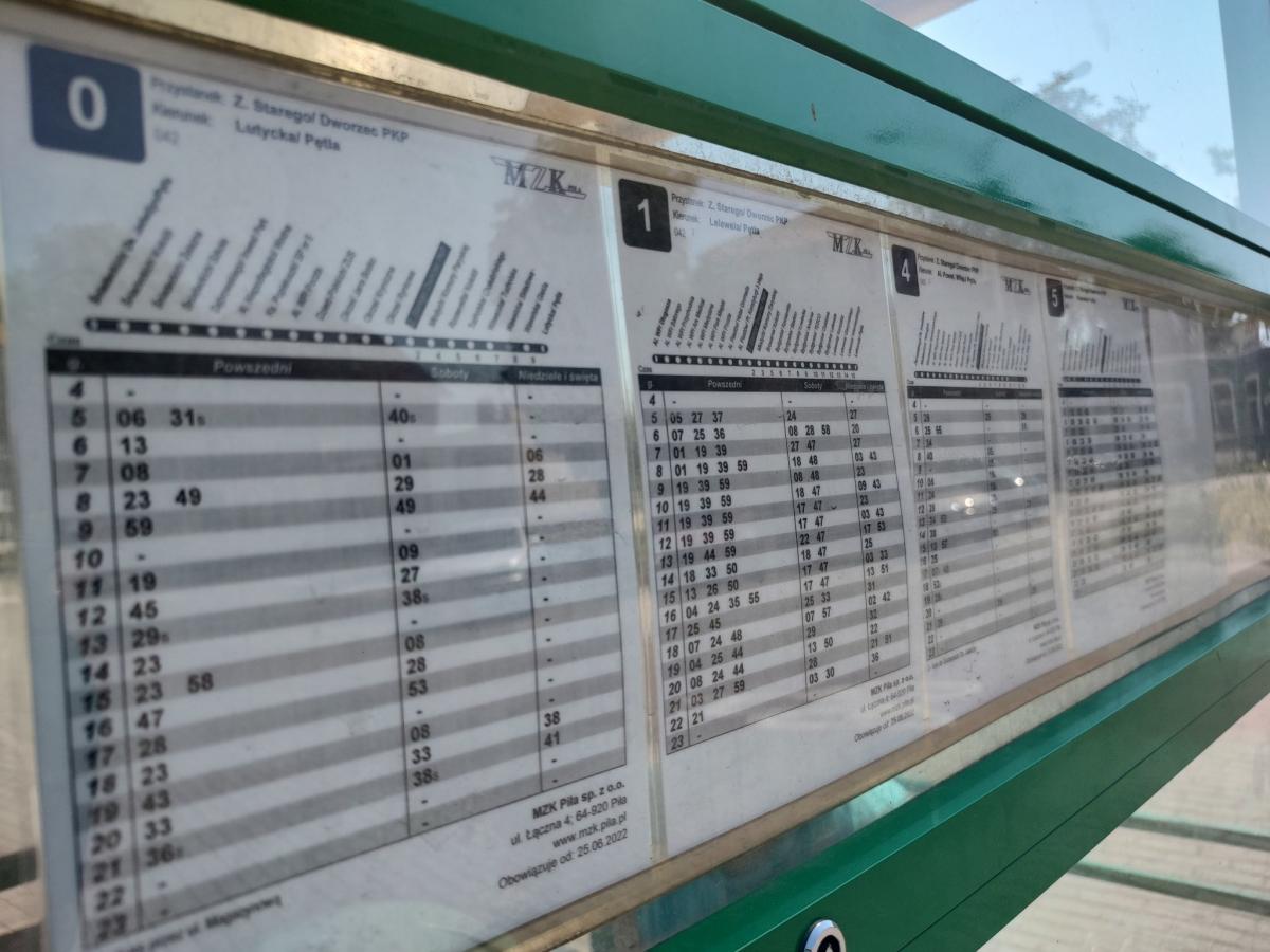 Piła. Nowy rozkład już na stronie MZK. Pasażerowie zgłaszają uwagi