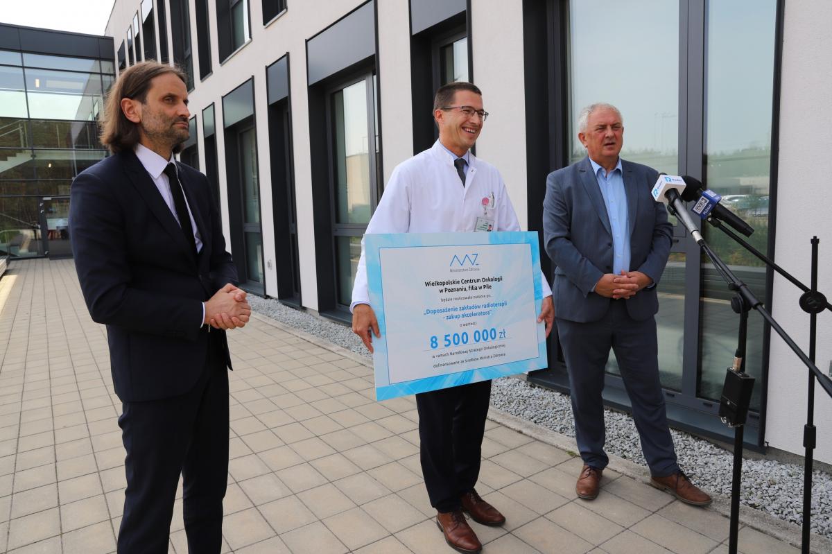 8,5 miliona złotych dla Ośrodka Radioterapii w Pile. Na zakup akceleratora