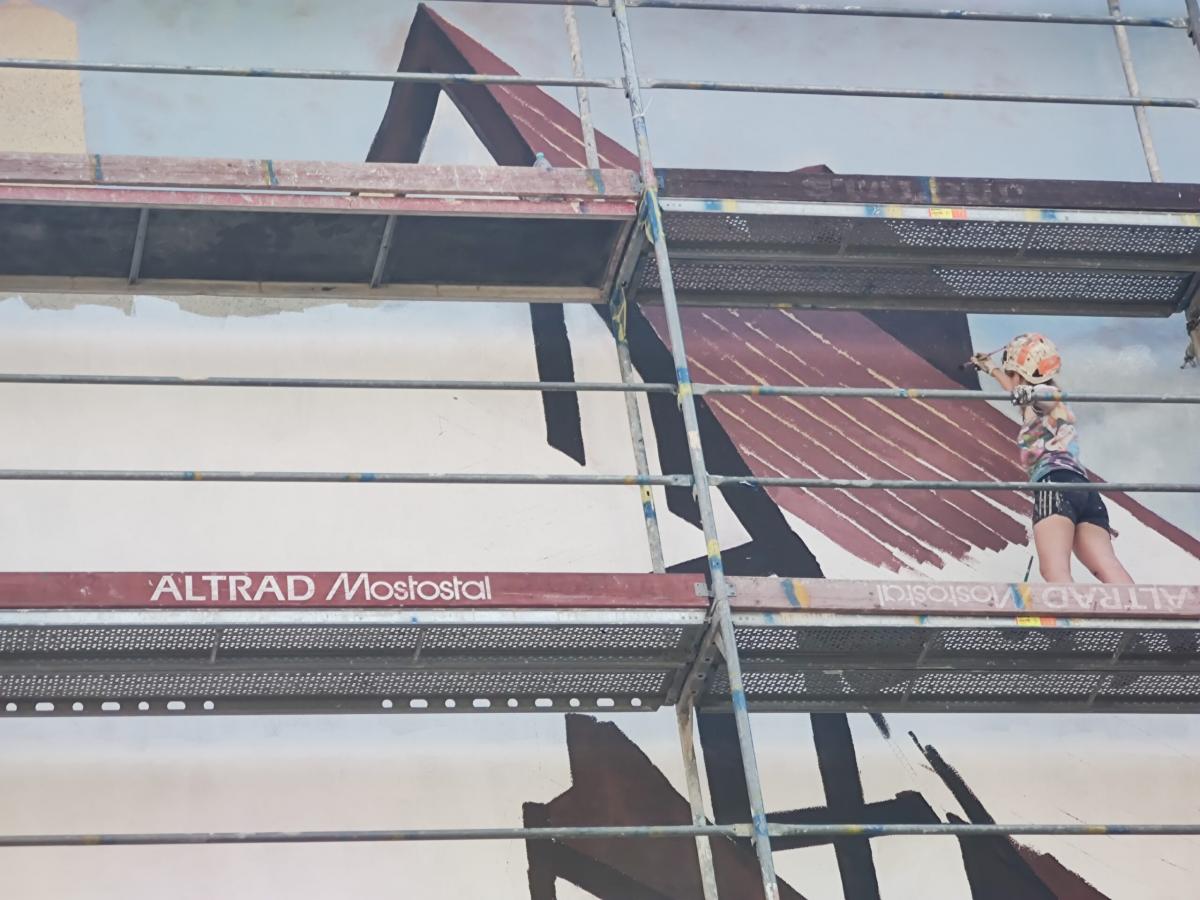 W Pile jak na Śródce? Na 11 Listopada powstaje nowy mural