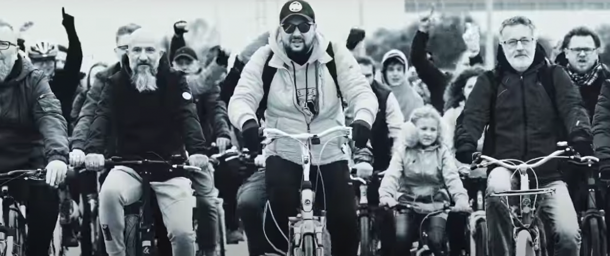 Rowerowy teledysk Strachów Na Lachy