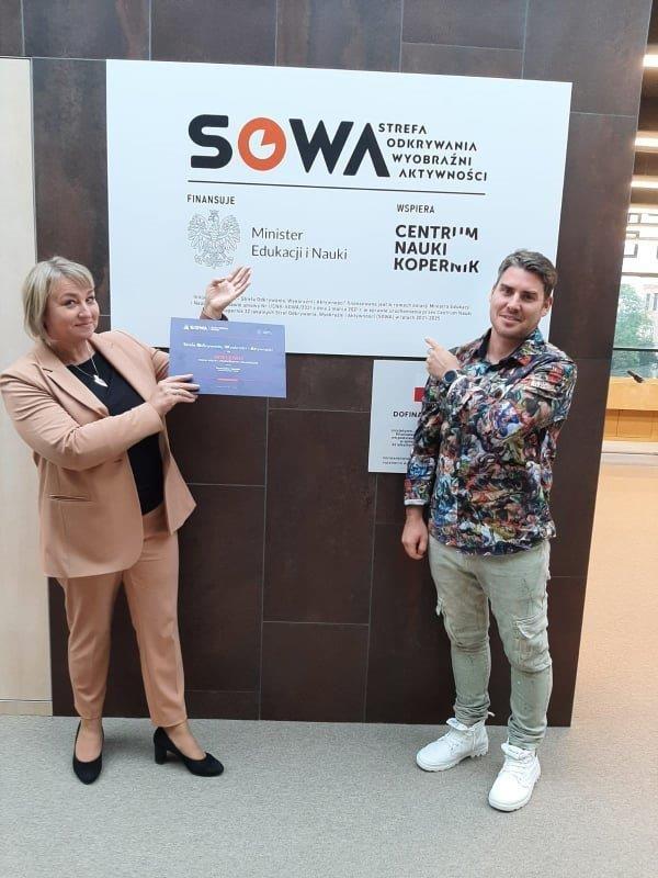 Przy współpracy MEN i Centrum Nauki Kopernik - w Wieleniu powstanie SOWA