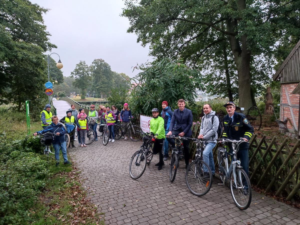 Dzień bez Samochodu. Cykliści biją rekord na złotowskiej Promenadzie