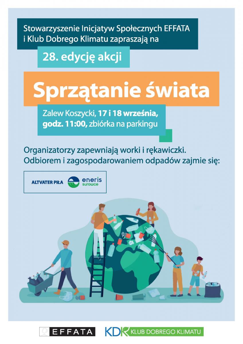 W weekend wielkie sprzątanie Zalewu Koszyckiego
