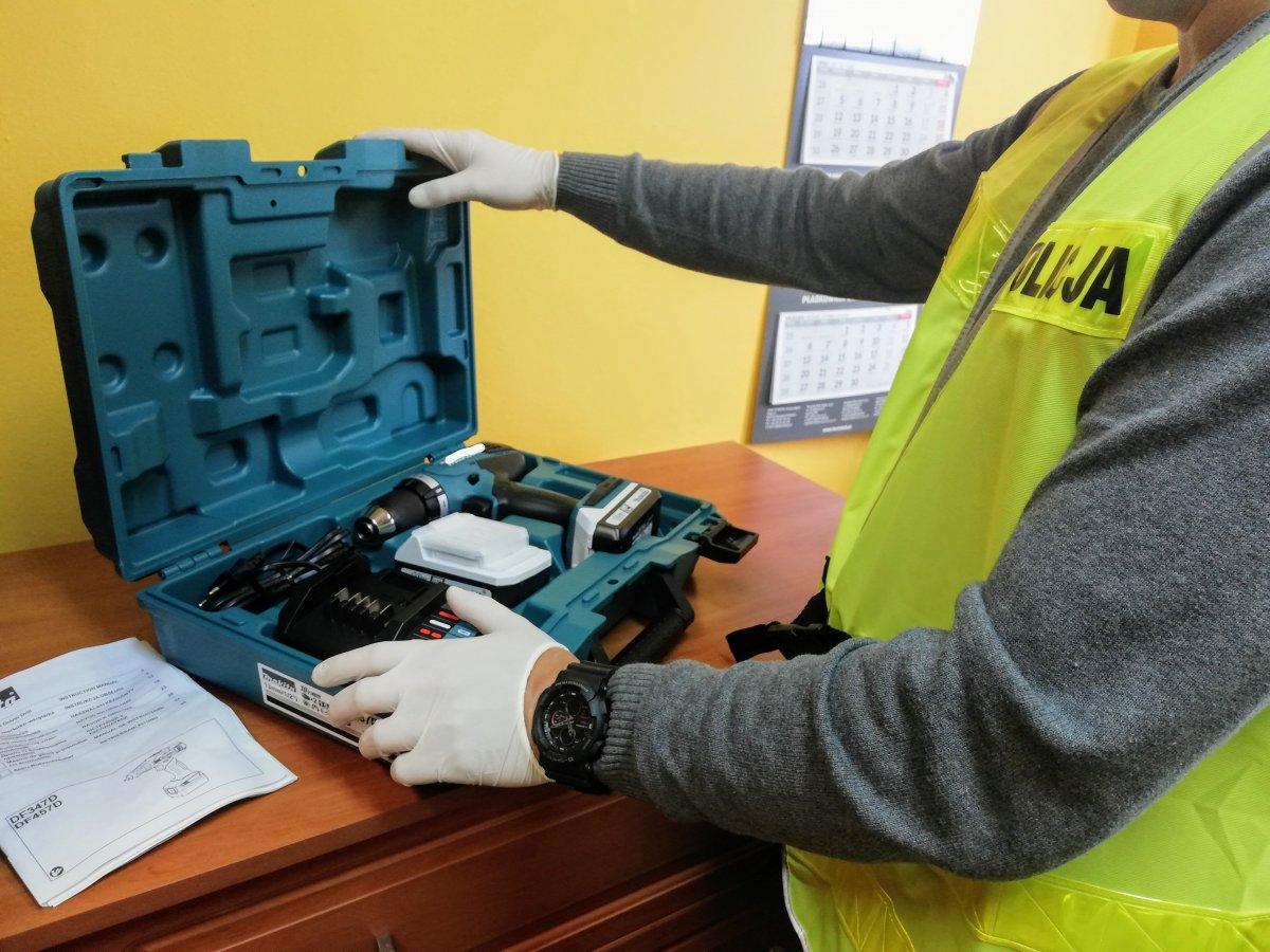 Po służbie rozpoznał złodzieja elektronarzędzi