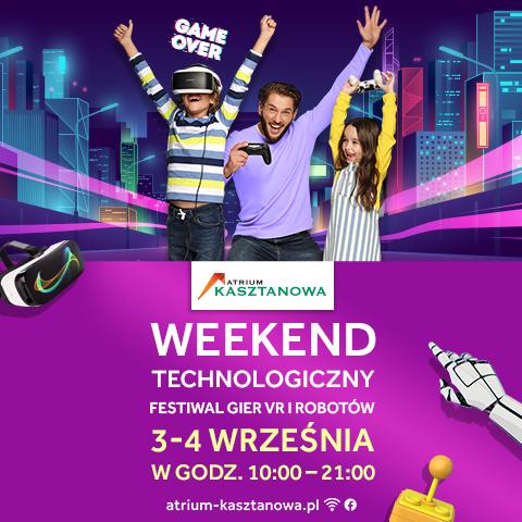 Festiwal gier i robotów w Kasztanowej