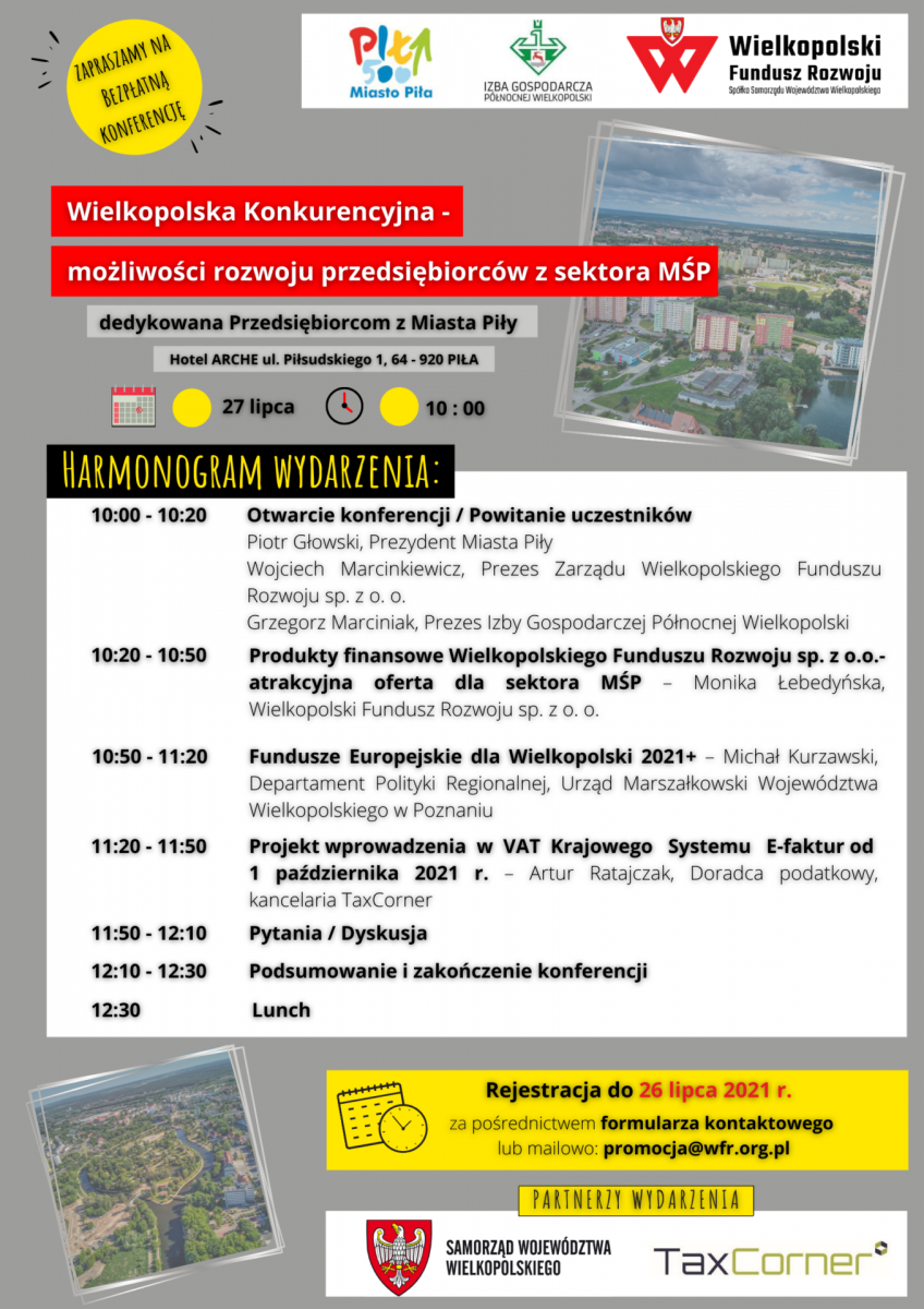 Fundusze europejskie dla przedsiębiorców z Wielkopolski