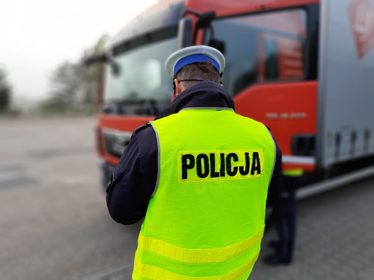 Kierowca TIR-a na prochach. W kabinie  amfetamina