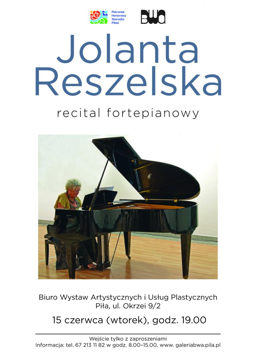 Pierwszy koncert od roku! Jolanta Reszelska zagra w galerii BWA