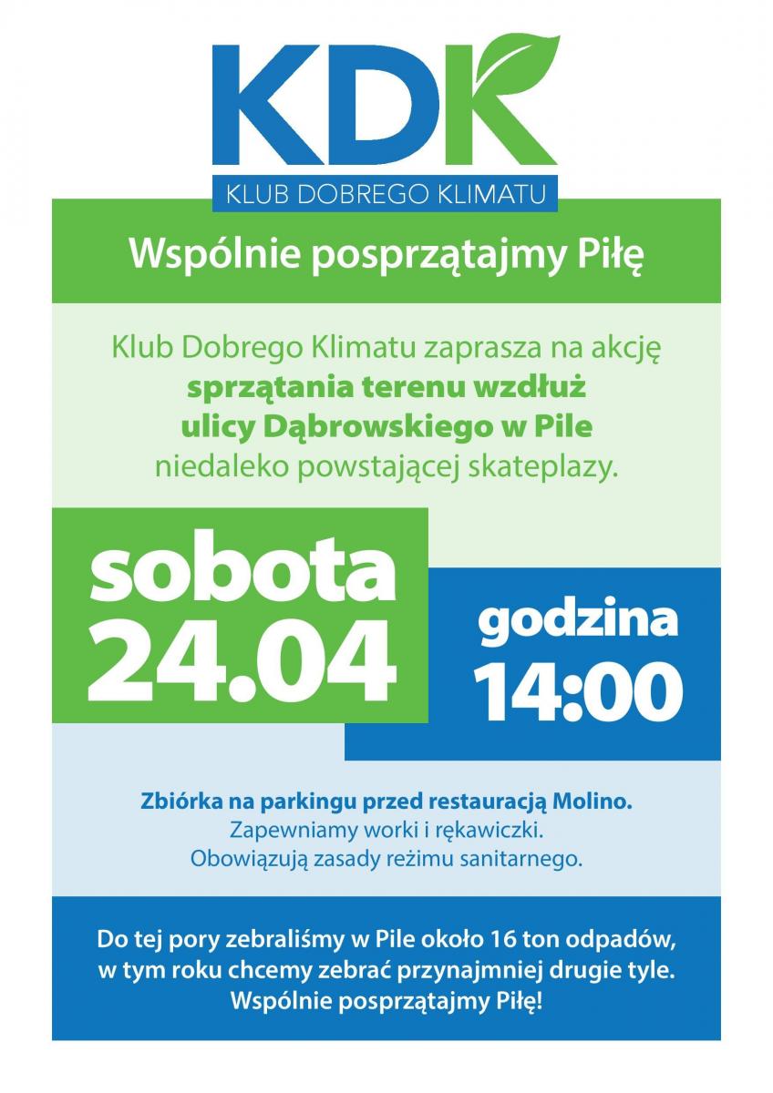 Zapraszamy na wspólne sprzątanie Piły