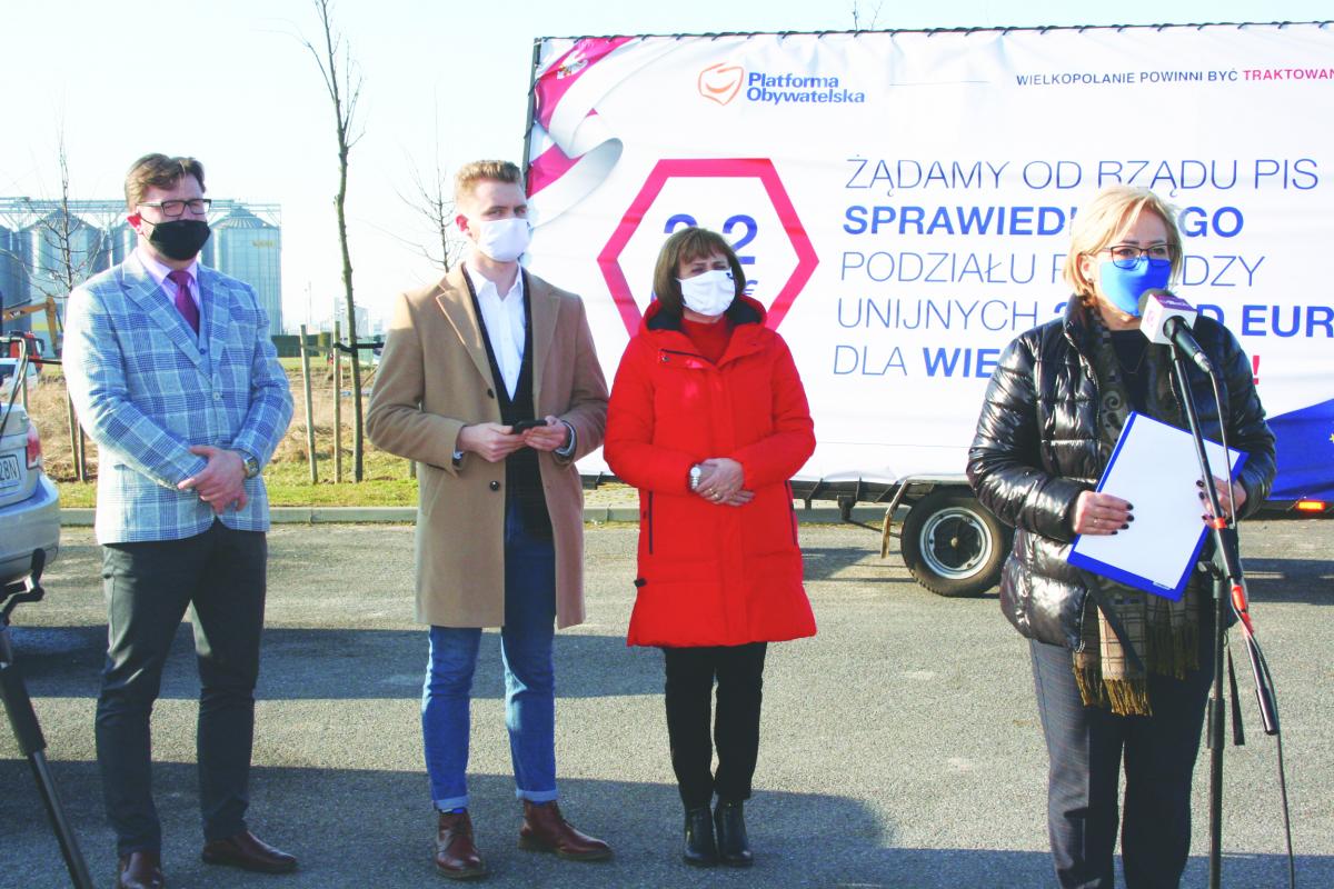Wielkopolska dostanie miliard euro mniej. To szokująco za mało!  - mówią politycy PO