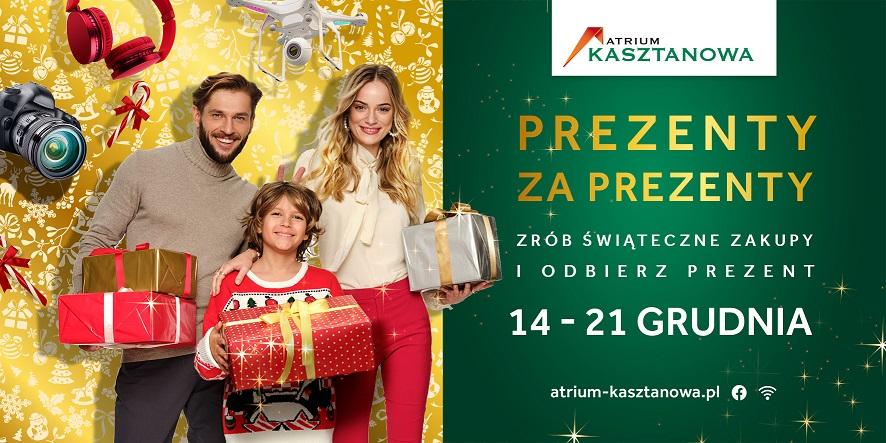 Atrium Kasztanowa rozdaje prezenty za… prezenty!