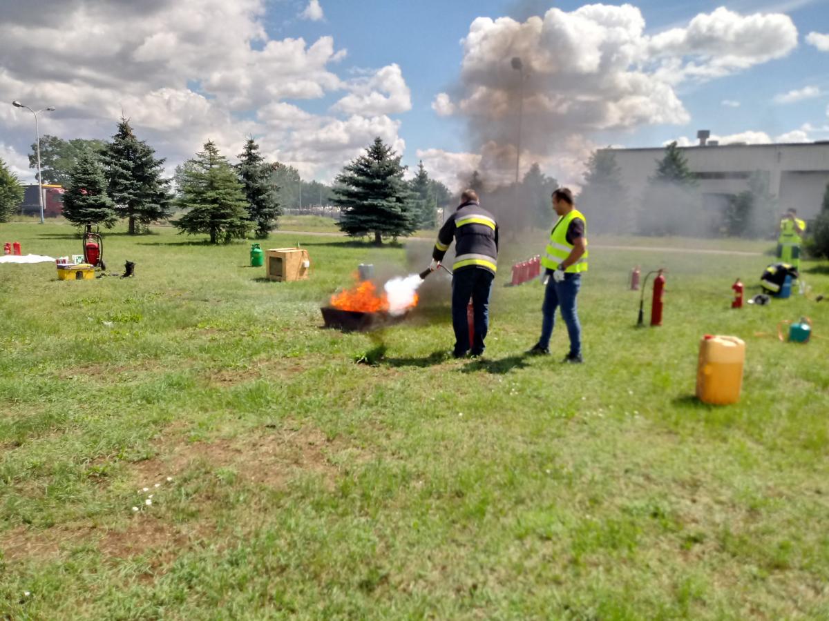Pożar śmietników! Spokojnie, to ćwiczenia...