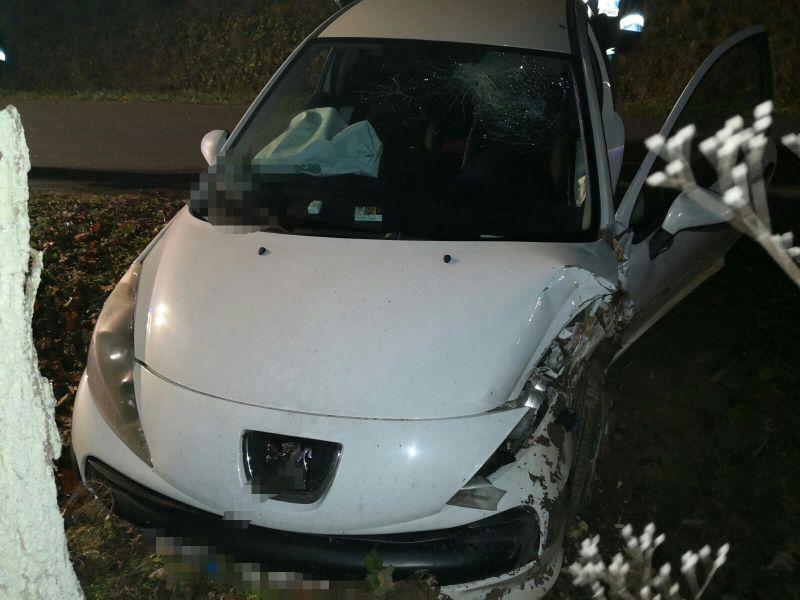 Pijana 18-latka za kierownicą. Rozbiła się na drzewie