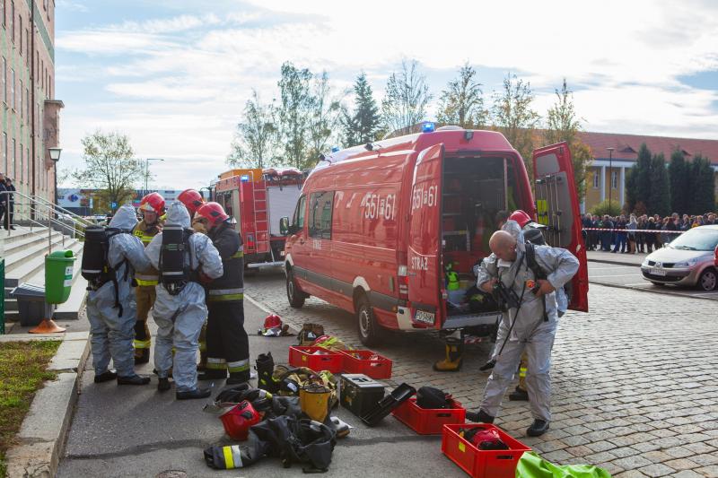 Ćwiczenia. Szkoła policji w Pile ewakuowana