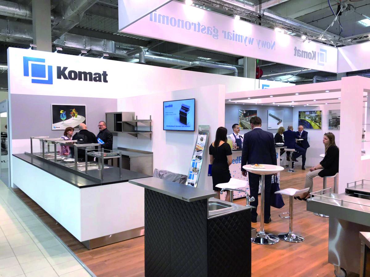 Komat na 23. Międzynarodowych Targach Gastronomicznych EuroGastro