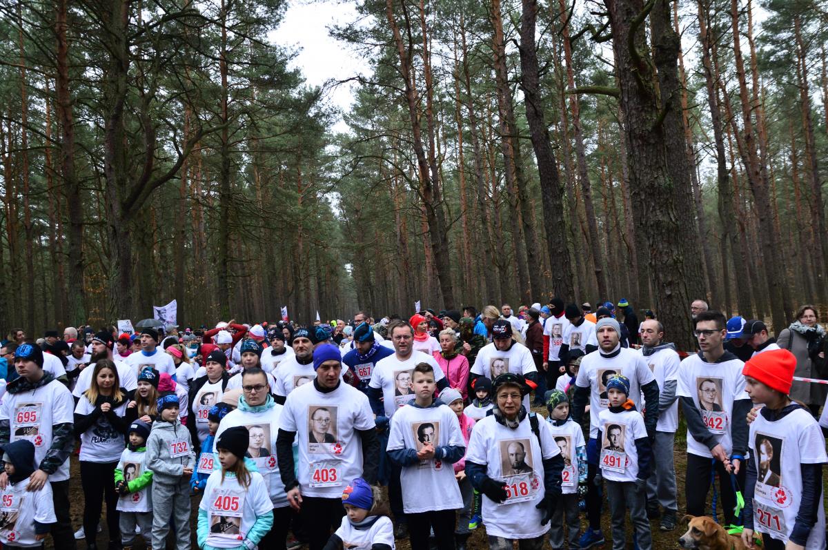 Rekordowy bieg Tropem Wilczym w Pile
