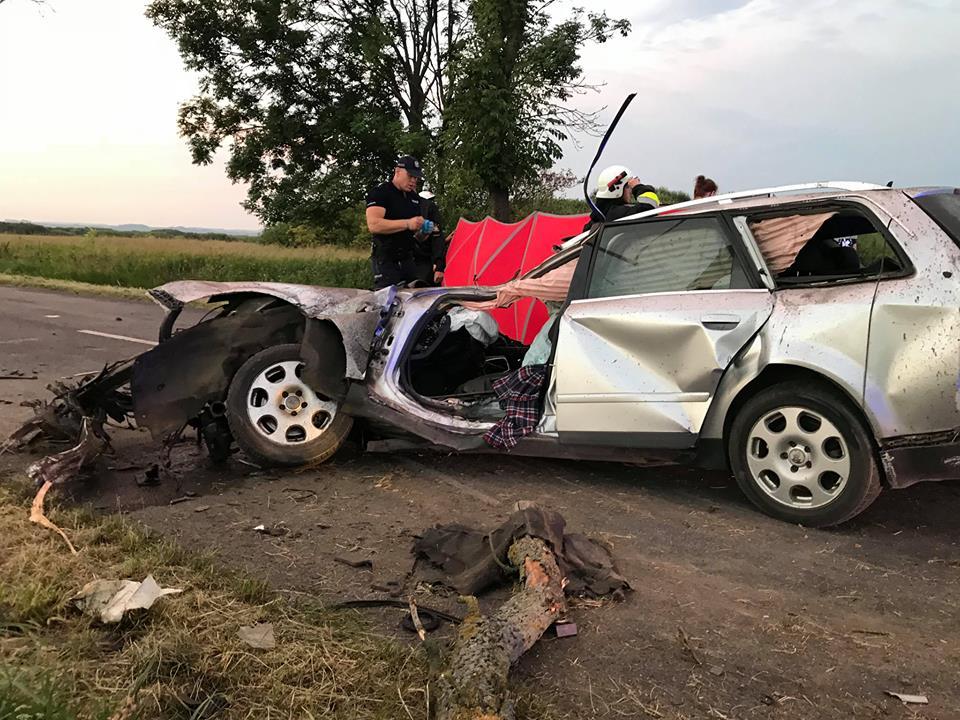 Kierowca audi zginął na miejscu. Samobójstwo?