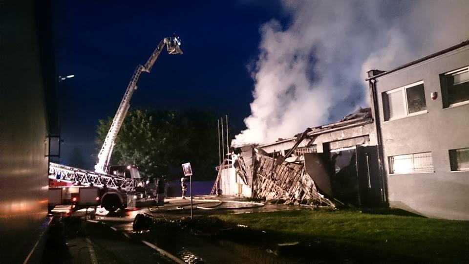 Milionowe straty po pożarze fabryki