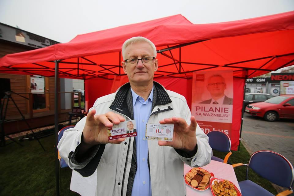 Jan Lus kandydatem lewicy na prezydenta Piły