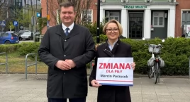 Marcin Porzucek z wyborczym wsparciem od Edyty Musiał