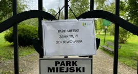 Park Miejski zamknięty na dłużej. „Parkowe Spotkania” i „Joga w parku” przeniesione w inne miejsca