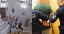  Zaatakował księdza i zdemolował ołtarz. 47-latek w areszcie