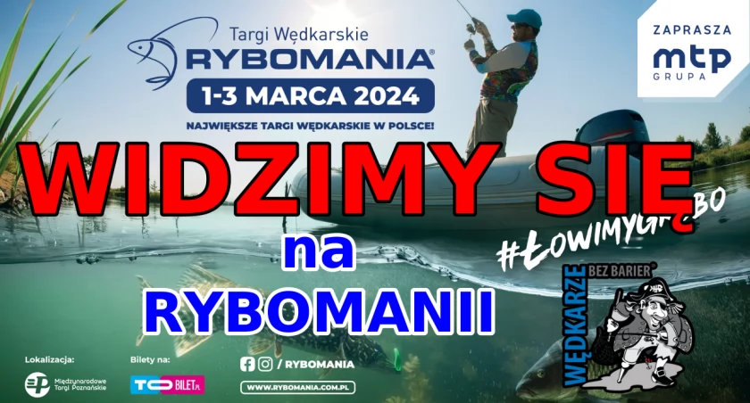 Łódź dla osób niepełnosprawnych na Targach Rybomania 2024. Zaproszenie