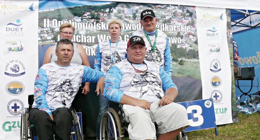 Team Wędkarzy Bez Barier na Jeziorze Bukowo