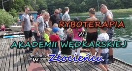 Zdjęcie przedstawia: Ryboterapia w Akademii Wędkarskiej "WO" w Złocieńcu