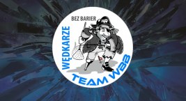 Naklejka Team WBB okrągła ⌀16 cm UV