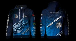 Zdjęcie przedstawia: Bluza Team WBB rozpinana z kapturem