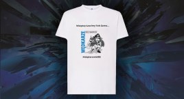 Koszulka t-shirt biała Wszyscy Łowimy Tak Samo