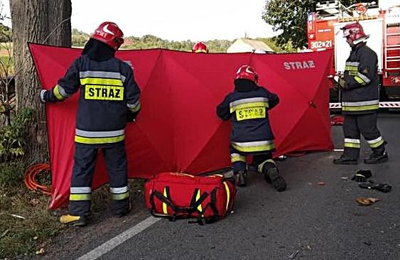 22-letni strażak śmiertelnie potrącony! Za 