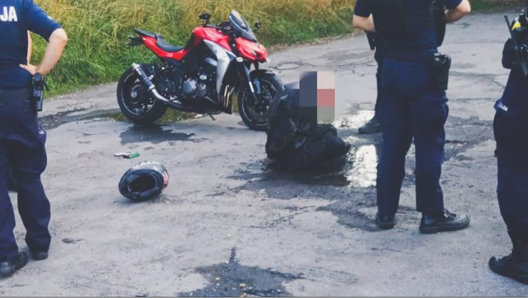 Uciekał przed policją, bo nie miał uprawnień i był naćpany