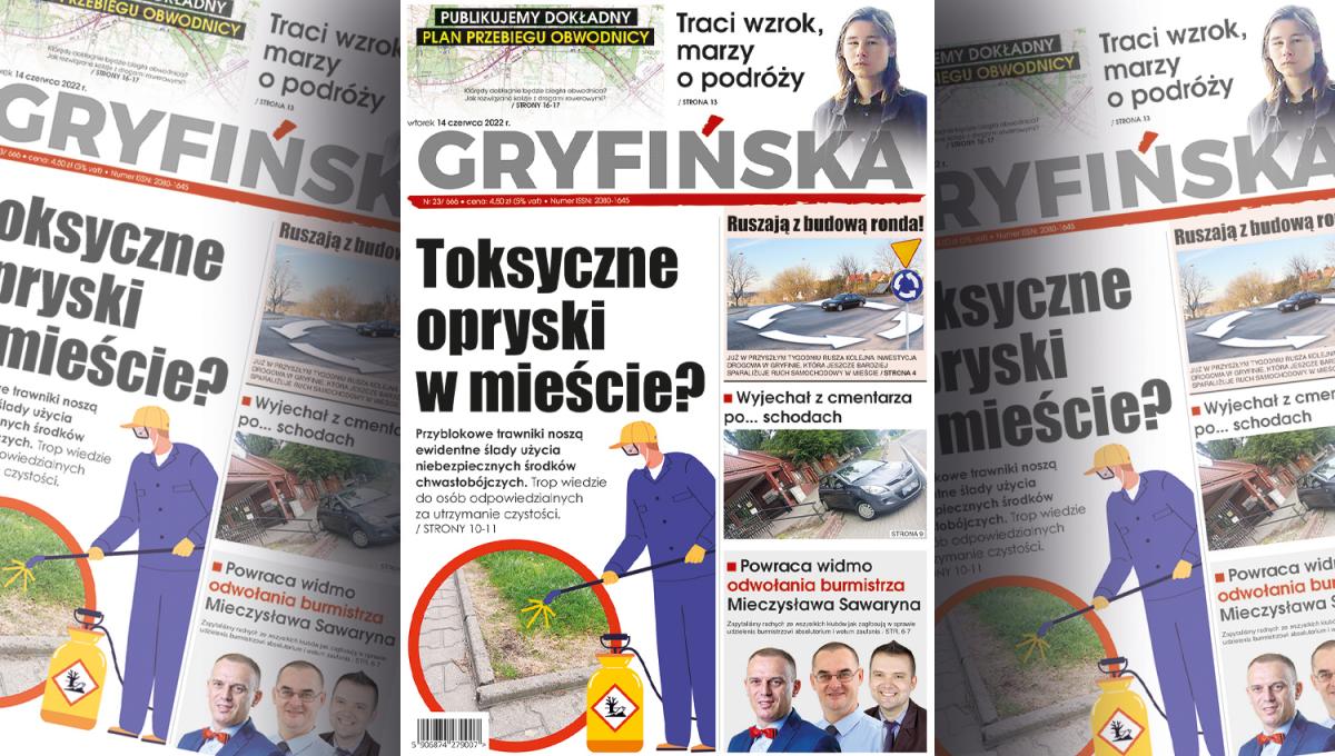 Gazeta Gryfińska: Toksyczne opryski w mieście?!