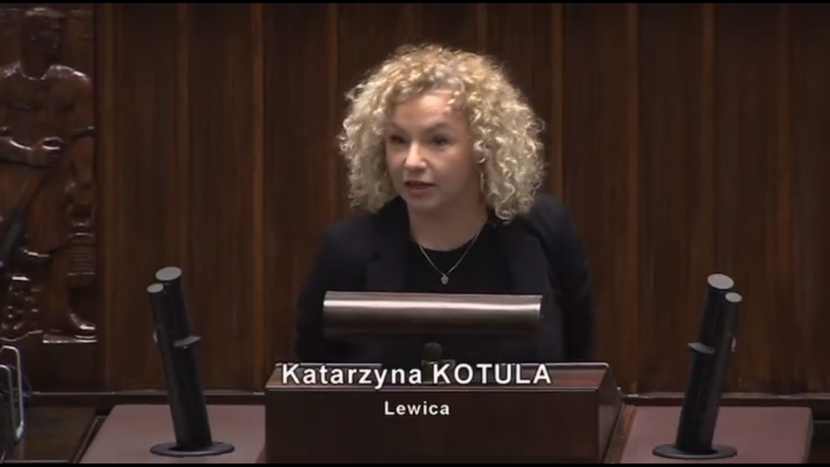 Katarzyna Kotula w ogniu krytyki. Chodzi o jej wypowiedź do posła Cymańskiego [WIDEO]