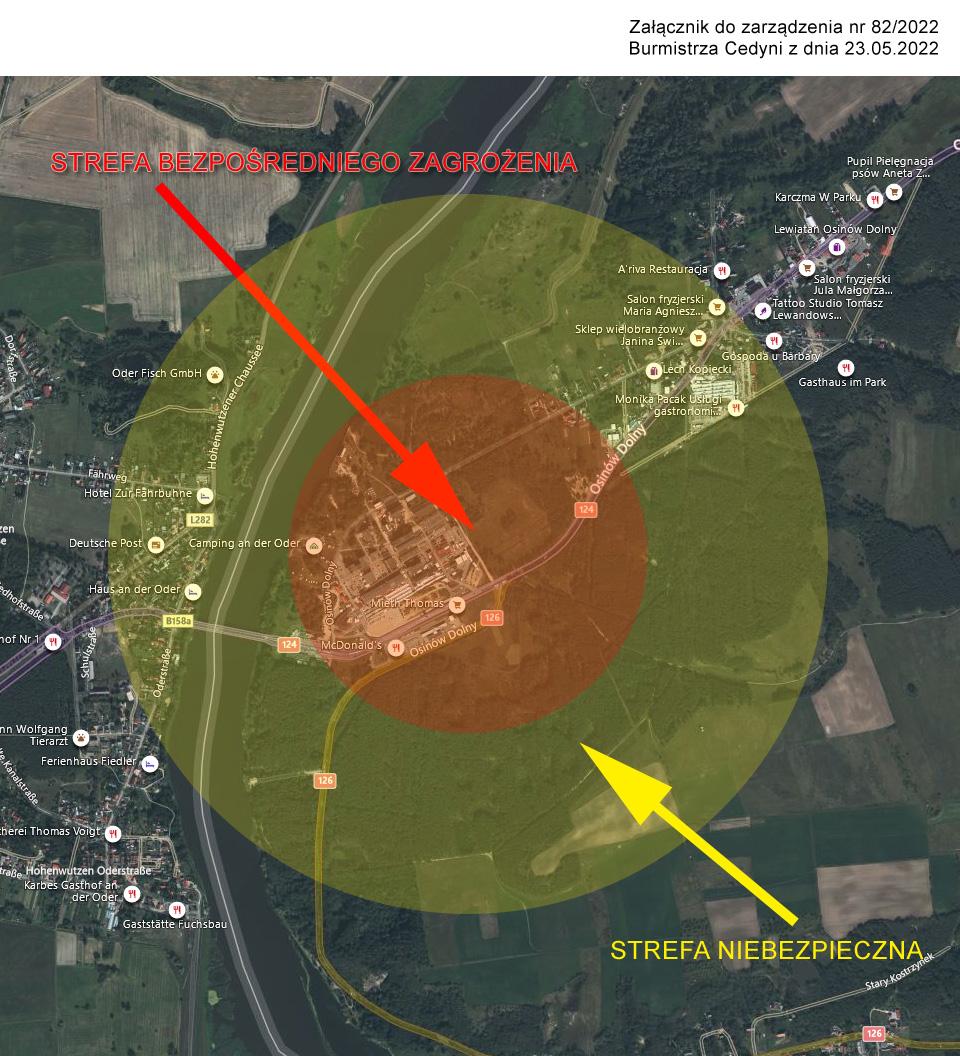 Ewakuują osoby z terenu, przy którym znaleziono niewybuch [MAPKA]