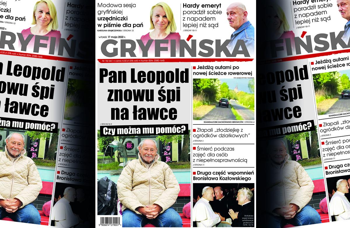 Nowe wydanie Gazety Gryfińskiej: jak pomóc panu Leopoldowi?