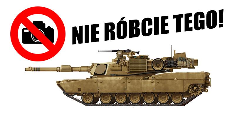 Wojskowi apelują: nie publikujcie zdjęć transportowanego sprzętu!
