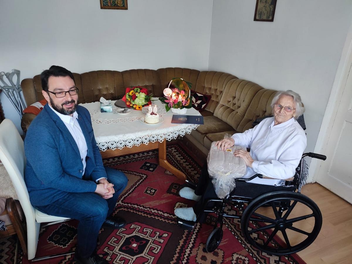 Władysława Cieśla z Żarczyna skończyła 90 lat!