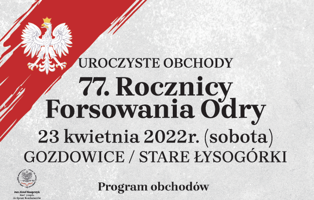 Uczczą rocznicę Forsowania Odry