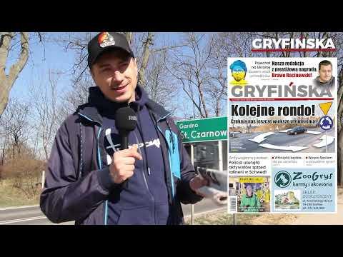 Migawki z Gryfina. Nowe rondo w Gryfinie [VIDEO]